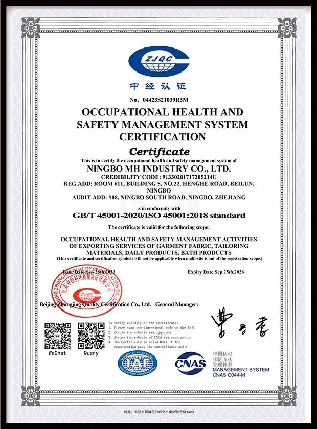 ISO 9001 Certificate