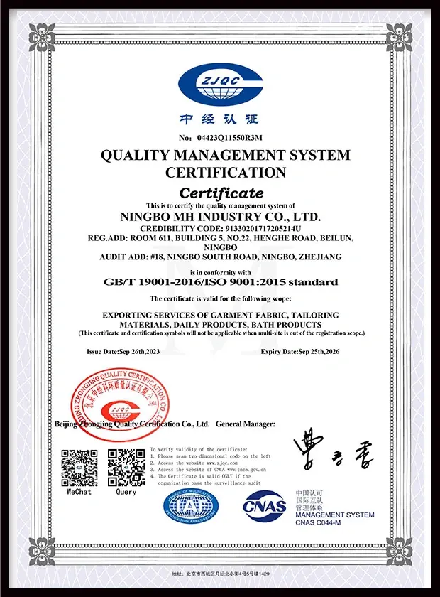 ISO 45001 Certificate