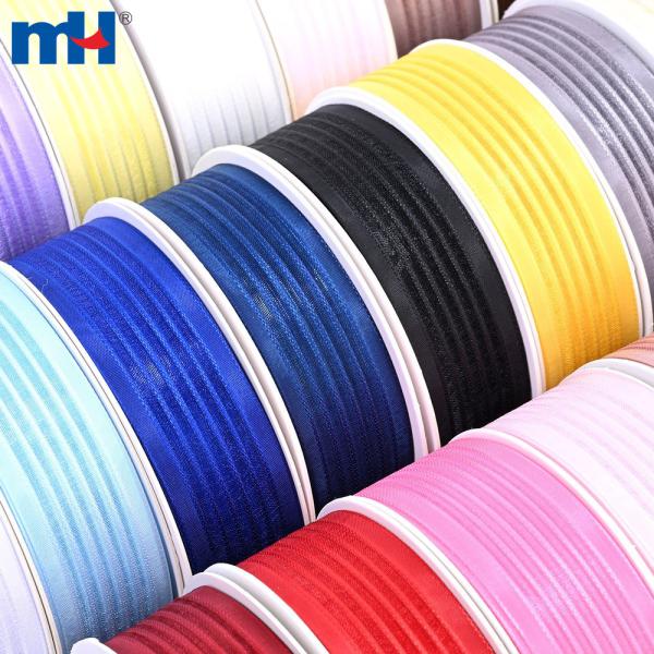 Nastro di organza a strisce largo un pollice per avvolgere