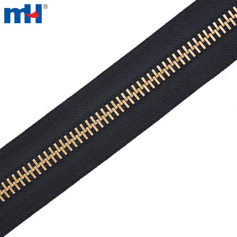 Nastro con cerniera in alluminio n. 10 da 50 g/m² senza filo conduttivo