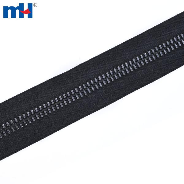 Nastro con cerniera in alluminio n. 10 da 50 g/m² senza filo conduttivo
