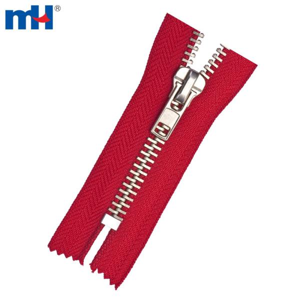 #10 Ağır Hizmet Fermuarı, Nikel Pirinç Fermuar, Ayrılmaz Metal Fermuar