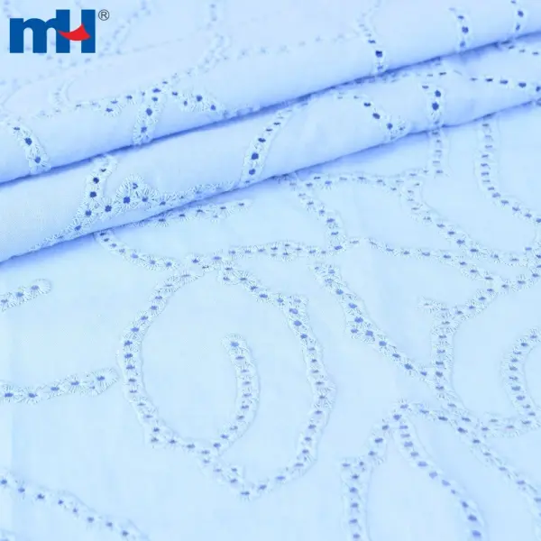 Brodry anglaise cotton fabric