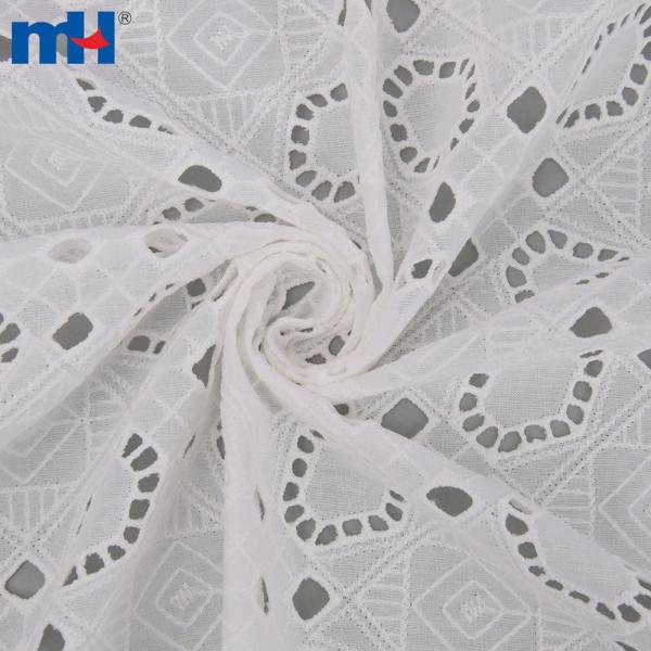 100% cotton embroidered fabric