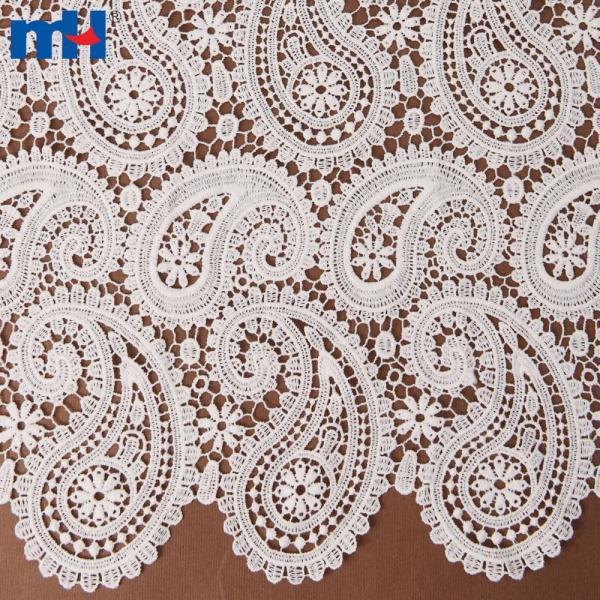 Paisley dantel kumaş