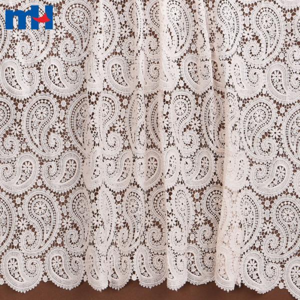 Paisley dantel kumaş