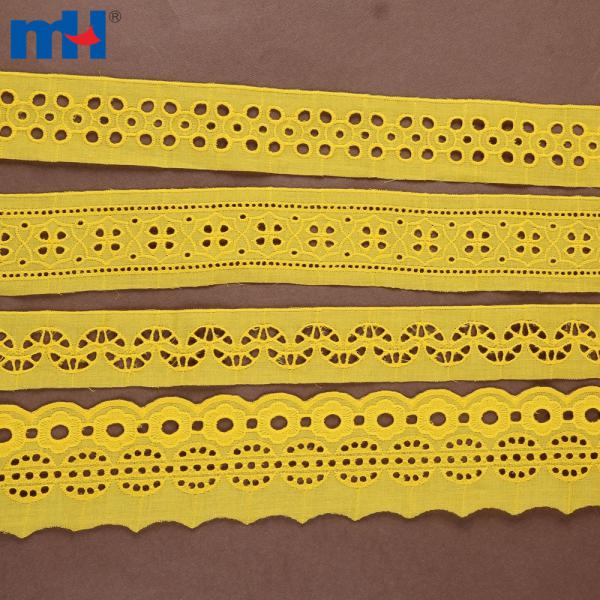 Bordure en dentelle de coton