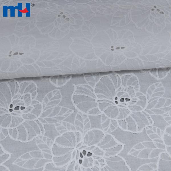 Toptan pamuk işlemeli dantel kumaş
