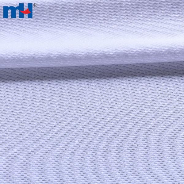 Bird's eye interlock jersey fabric for sportswear