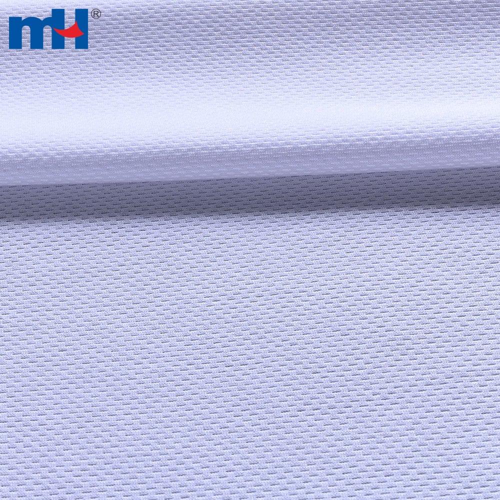 Interlock-Jerseystoff aus Vogelperspektive für Sportbekleidung