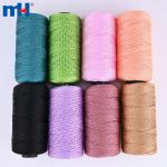 Dreifach gedrehtes Garn aus 100 % Polypropylen zum Handstricken