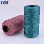 Dreifach gedrehtes Garn aus 100 % Polypropylen zum Handstricken