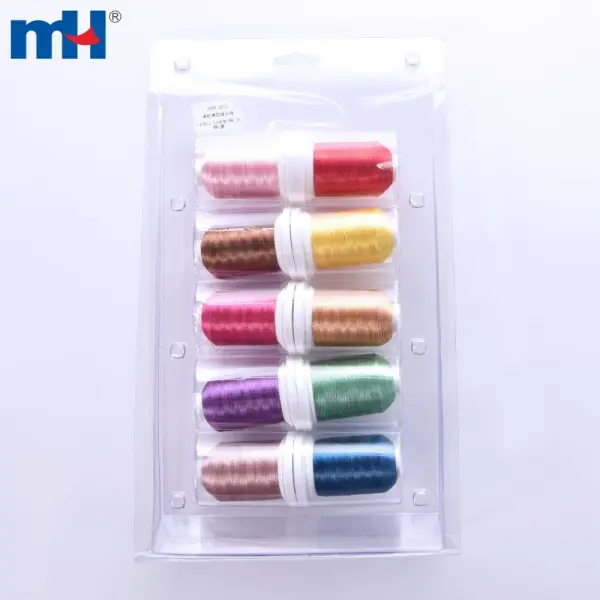 1000 Metre Polyester Nakış İpi 10 Ağırlık, 40 Sayım