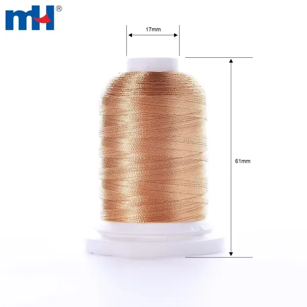 1000 Metre Polyester Nakış İpi 10 Ağırlık, 40 Sayım