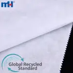 Geri dönüştürülmüş pamuklu işlemeli arka kumaş