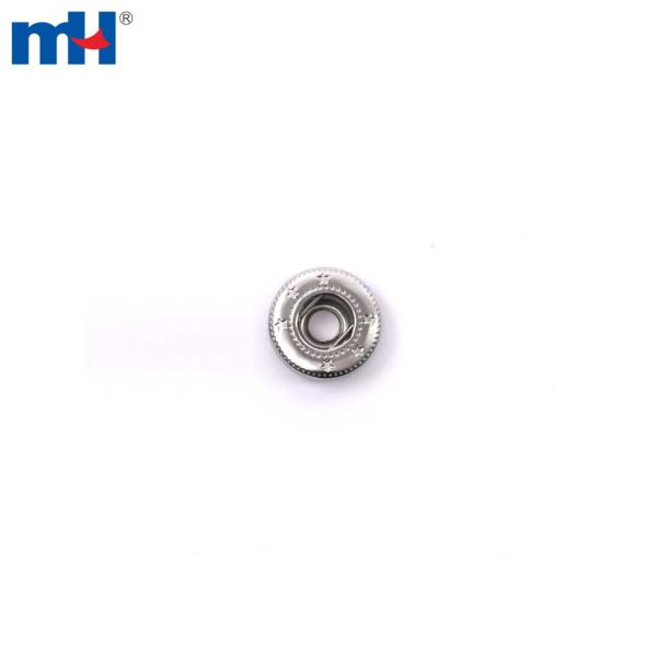 Lid button lock with snap screws