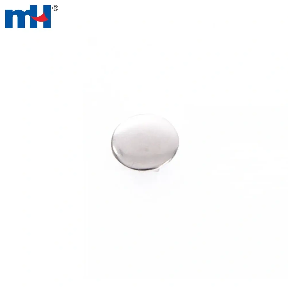 Botões de metal com laço facial