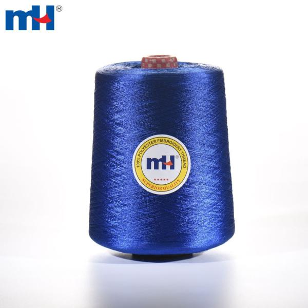 Fil polyester 150D/2 1kg pour broderie - Cône en papier