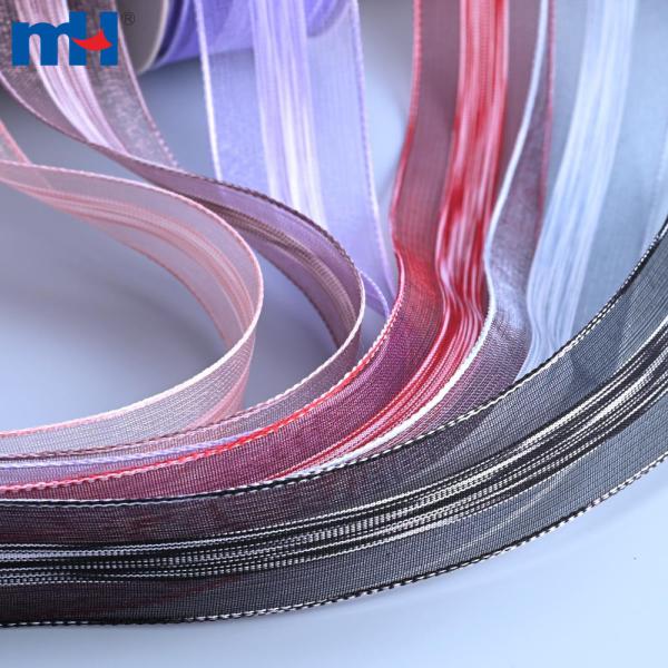Nastro in organza di raso e nylon