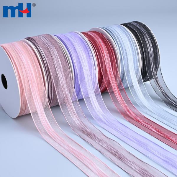 Nastro in organza di raso e nylon