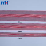 Nastro in organza di raso e nylon