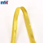 Goldenes Schrägband mit Kordel für Kleidung