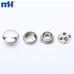 Wholesale 15mm spring iron snap buttons for clothing