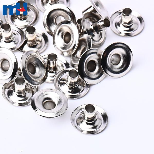 Wholesale 15mm spring iron snap buttons for clothing