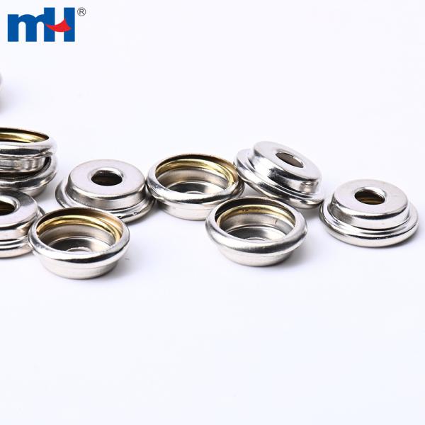 Wholesale 15mm spring iron snap buttons for clothing