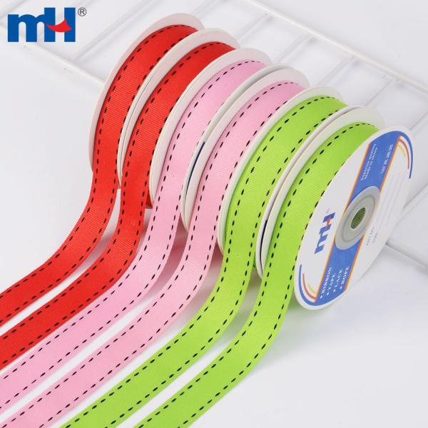 16mm saddle stitch edge grosgrain ribbon