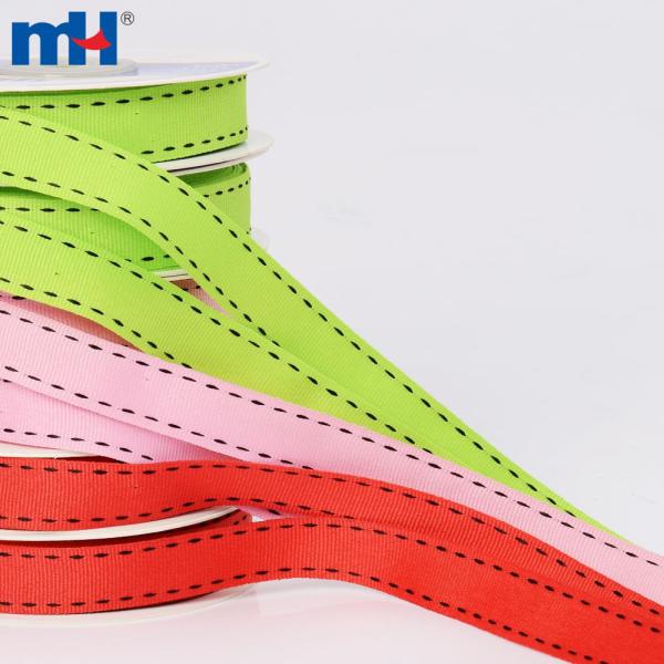 16mm saddle stitch edge grosgrain ribbon