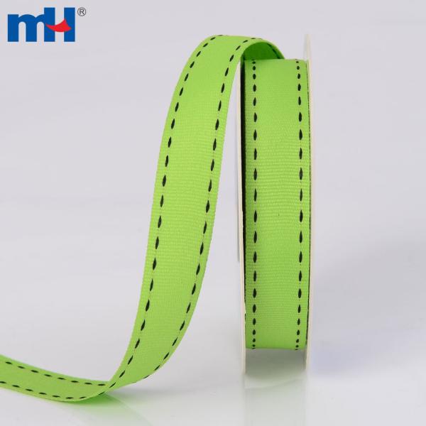 16mm saddle stitch edge grosgrain ribbon