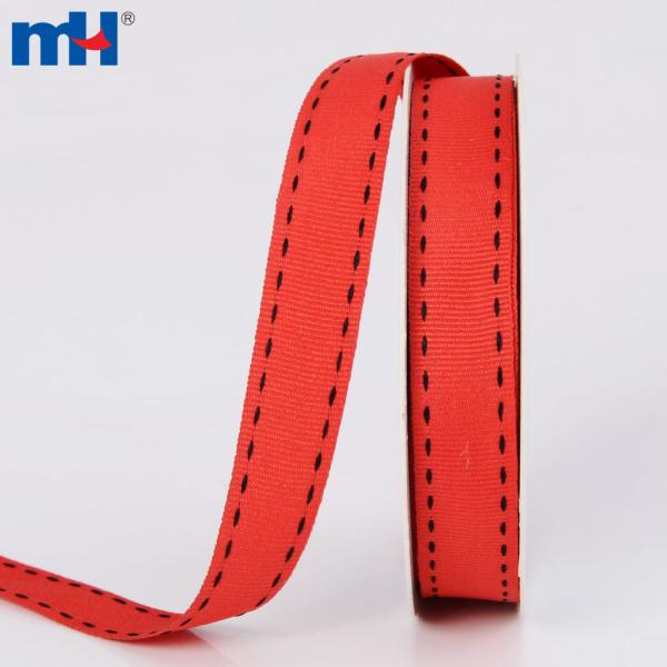 16mm saddle stitch edge grosgrain ribbon