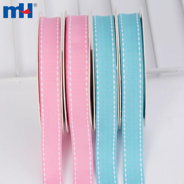 16mm saddle stitch edge grosgrain ribbon