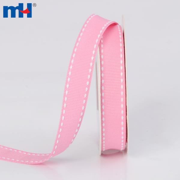 16mm saddle stitch edge grosgrain ribbon