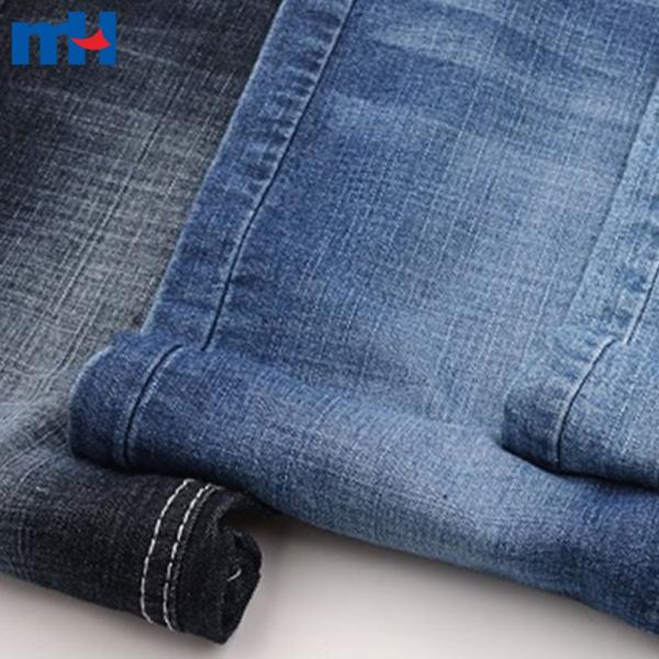Tessuto denim in cotone, poliestere e spandex