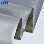 Tessuto taffetà con rivestimento argento