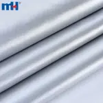 Tessuto taffetà con rivestimento argento