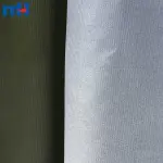Tessuto taffetà con rivestimento argento