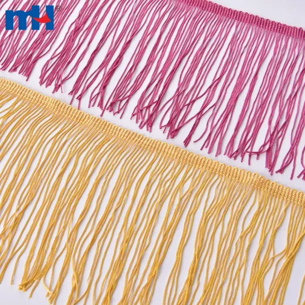 Fringe and fringe for home textiles and clothing
