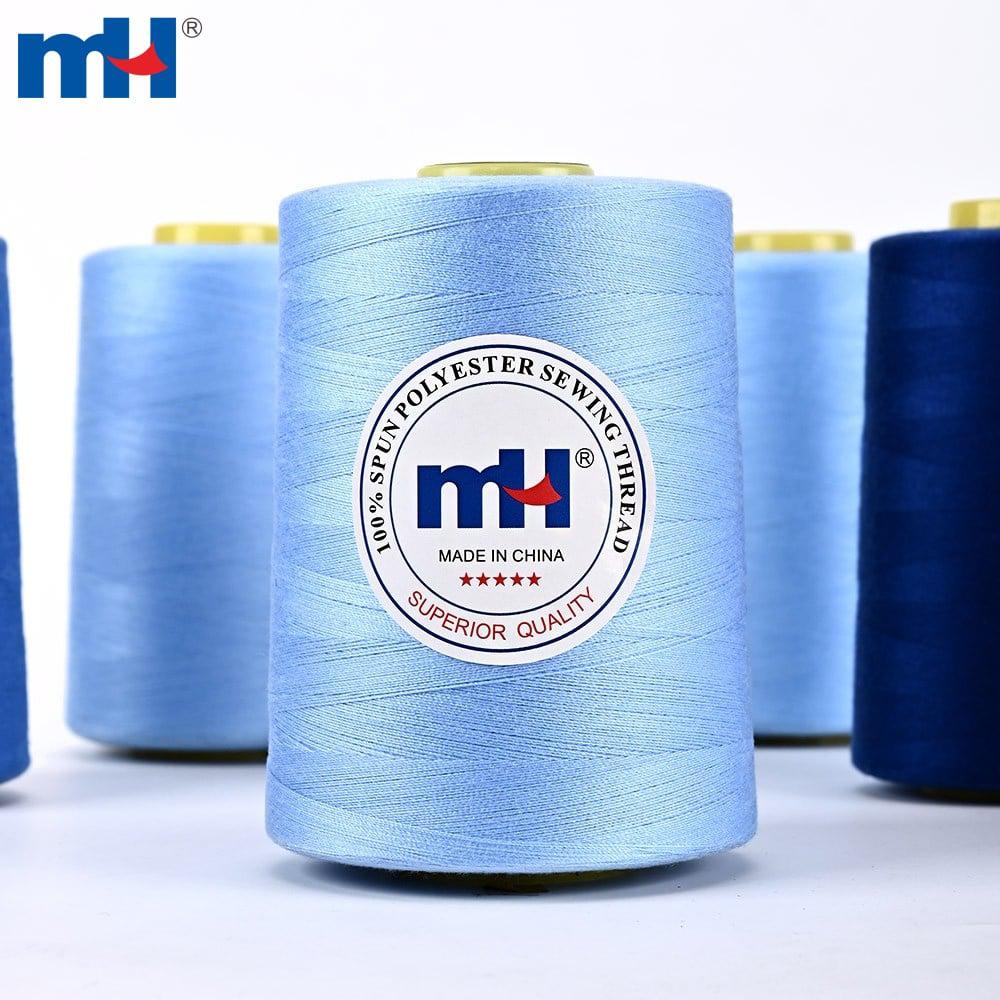 Hilo de poliéster para coser jeans.