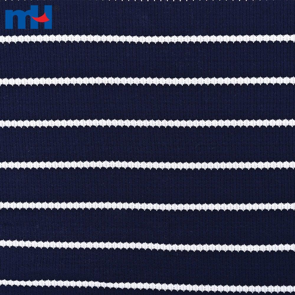 Yarn-dyed jacquard and tweed fabric for garments