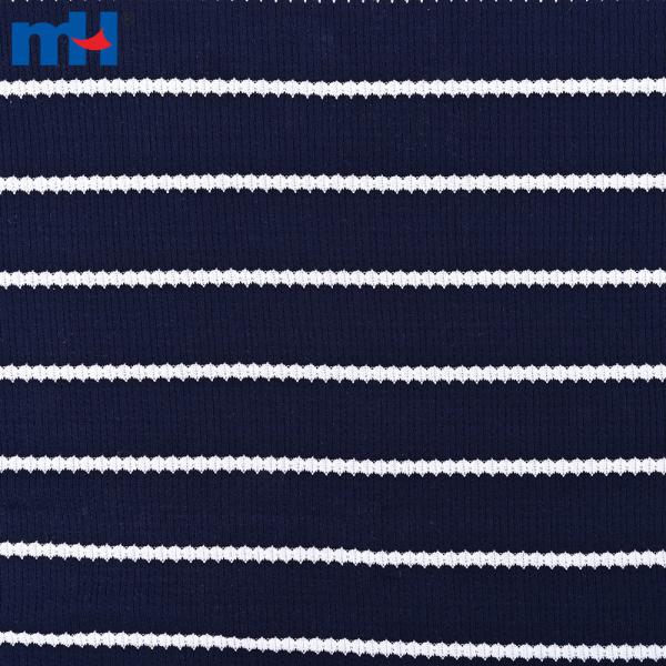 Yarn-dyed jacquard and tweed fabric for garments