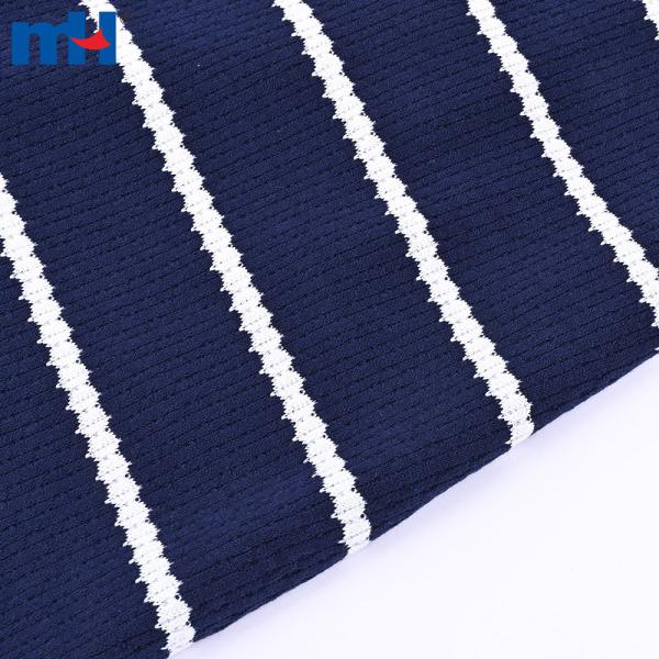 Yarn-dyed jacquard and tweed fabric for garments