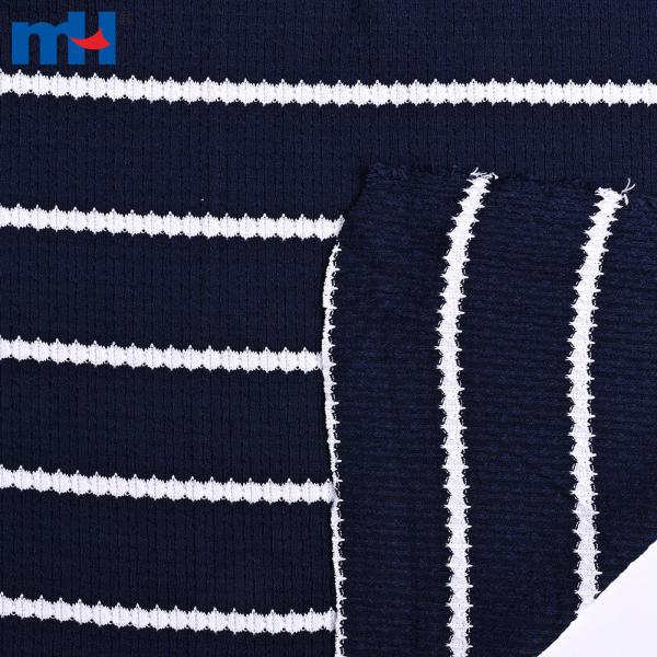 Yarn-dyed jacquard and tweed fabric for garments