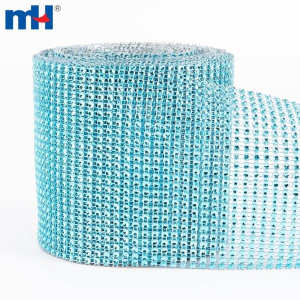 Corrente de plástico com strass de cristal