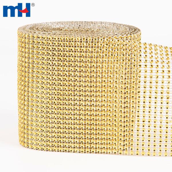 Corrente de plástico com strass de cristal