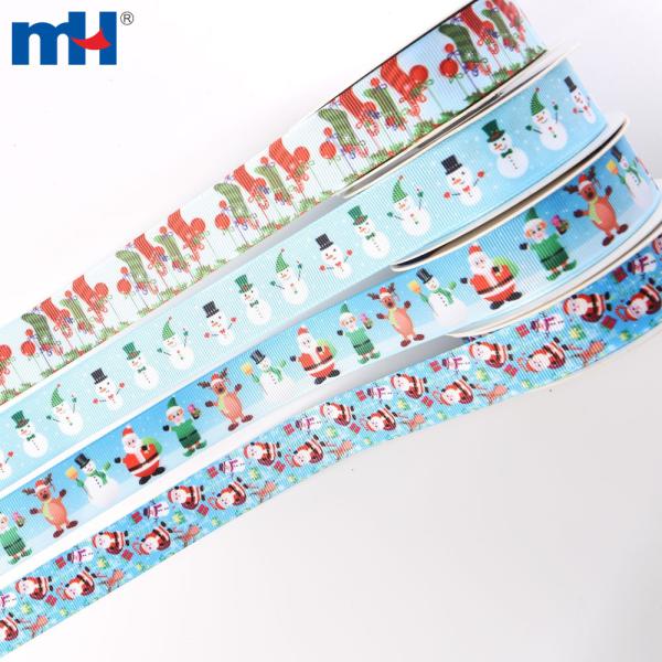 Cinta navideña, cinta grosgrain