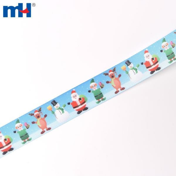 Cinta navideña, cinta grosgrain