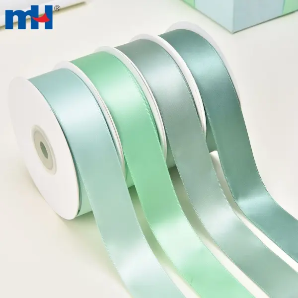 25mm polyester double sided satin ribbon